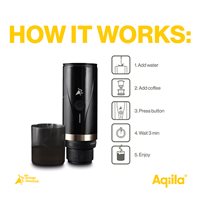 Aqiila Coffeebird Transportabel Espressomaskine
