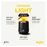 Aqiila Soundbird B10 LED lampe, Højttaler og Powerbank