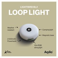 Aqiila Lightbird BL2 Camping lygte og powerbank