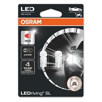 Osram LEDriving SL Rød W5W 12V - Sæt