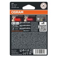 Osram LEDriving SL Rød W5W 12V - Sæt