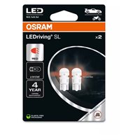 Osram LEDriving SL W5W Rød - Sæt