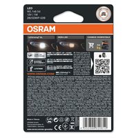 Osram LED Pære Hvid W5W - 2 stk.