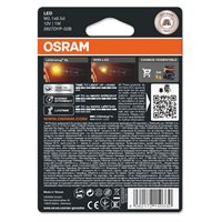 Osram LED Pære Gul W5W - 2 stk.