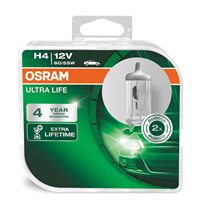 Osram Ultra Life H4 forlygtepære 2 stk.