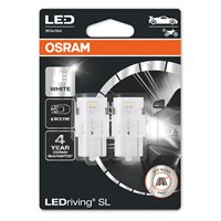 Osram LED Pære Hvid W21W - 2 stk.