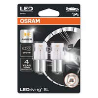 Osram LED Pære Gul P21W - 2 stk.