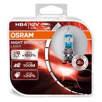 Osram Night Breaker Laser HB4 51W 12V +150 Procent- Sæt