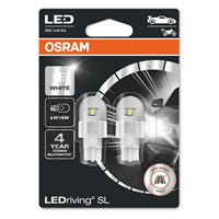 Osram LED Pære Hvid W16W - 2 stk.