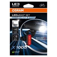 Osram LEDsBike Multi Beam X 1000 Spot i sæt med 2 stk.