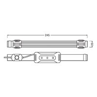 Osram fleksibel pandelampe 115lm