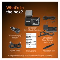 Osram Dashcam Sæt (for+bag) Roadsight 3500