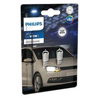 Philips Ultinon Pro3100 6000K W5W Hvid 12V - Sæt