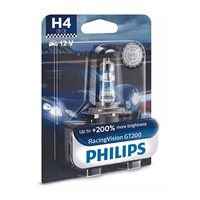 Philips RacingVision GT200 H4 55W 12V - 1 stk.