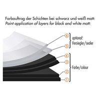 Foliatec spraysystem, 2x5L Black mat, 2C sealer glossy