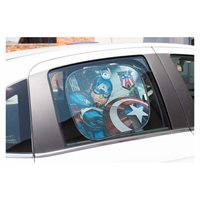 Disney solbeskytter Captain America 2 stk. 44x35 cm