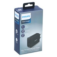 Philips USB lader fast-charge 30W USB-A+C