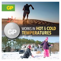 GP knapcelle, Lithium, CR2354, 1-pak
