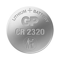 GP knapcelle, Lithium, CR2320, 1-pak