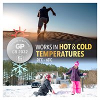 GP knapcelle, Lithium, CR2032, 2-pak