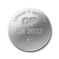 GP knapcelle, Lithium, CR2032, Safety seal, 4-pak