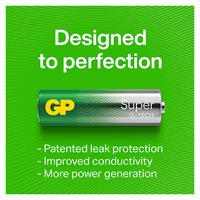 GP Super Alkaline AAA batteri, 24A/LR03, 40-pak