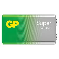 GP Super Alkaline 9V batteri, 1604A/6LF22, 20-pak