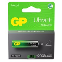 GP Ultra Plus Alkaline AA-batteri 15AUP/LR6 4-pak