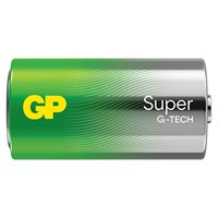 GP Super Alkaline C-batteri 14A/LR14 2-pak