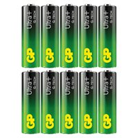 GP Ultra Plus Alkaline AA-batteri 15AUP/LR6 10-pak