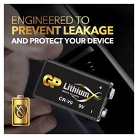 GP 9V lithiumbatteri CRV9SD-2U1, 1-pak