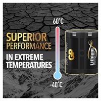 Gp 2cr5-ci lithium-batteri 6v stk