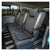 Sædeovertræk bag m/bord 1+1+1 Transit Custom, 2024-