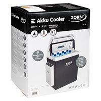 ZORN 30L elektrisk køleboks 12/230V ink.batteri 20,8 Ah