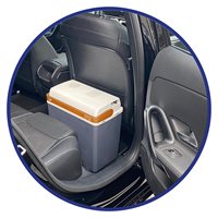 ZORN 21L Elektrisk køleboks 12V med USB A+C