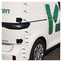 V Spoilers Kit til Varebil 30 stk. Hvid