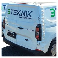 V Spoilers Kit til Varebil 30 stk. Hvid