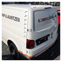 V Spoilers Kit til Varebil 30 stk. Hvid