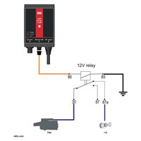 DEFA MultiCharger 1x12A w. remote plug