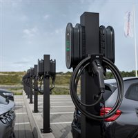 Sikrings docking station for ladekabel