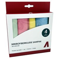 Mikrofiberklud sampak, 4 stk