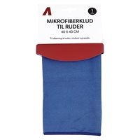 Mikrofiberklud til ruder, 40x40cm, 300gsm