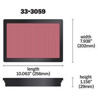 K&N Luftfilter 33-3059
