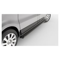 Q-Tech Sidetrin sæt VW Crafter/ MAN TGE 2017- Sort Alu