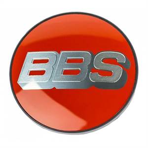 BBS centerkapsel ø70,6mm sølv/rød nürburgring-edition