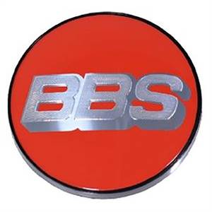 BBS centerkapsel ø56 mm sølv/rød nürburgring-edition