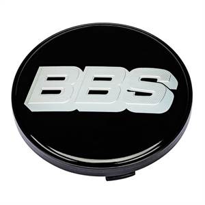 BBS centerkapsel 71mm sølv/sort