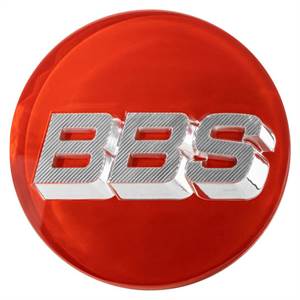 BBS 3D Centerkapsel rød 58071021