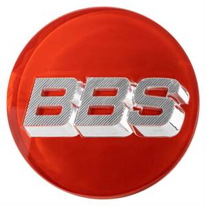 BBS 3D Centerkapsel rød 58071022