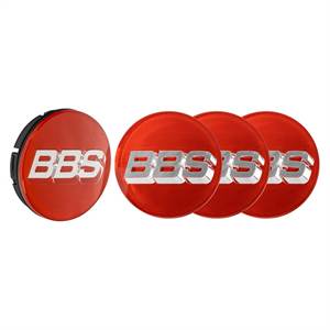 BBS Roterende 3D Centerkapsel rød 58071061.4